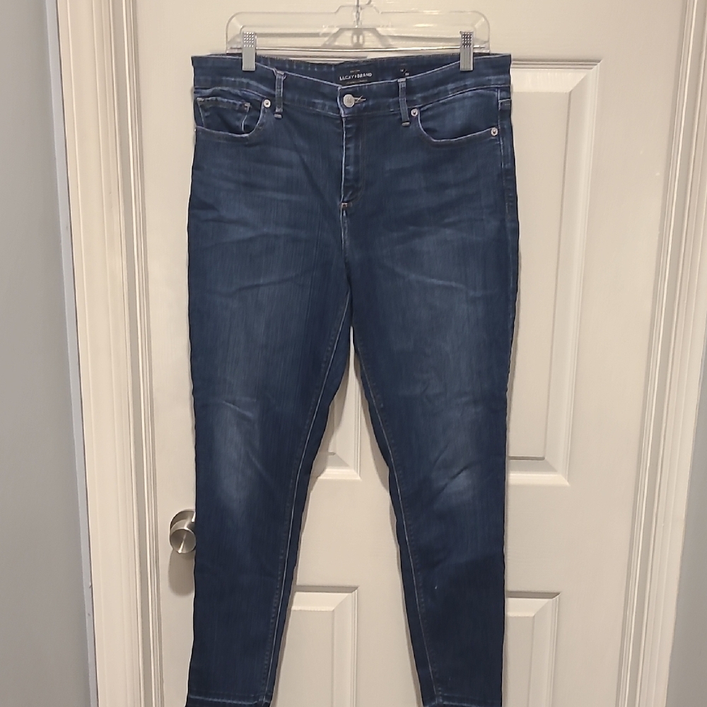 Lucky Brand Women's Dark Blue Skinny Jeans